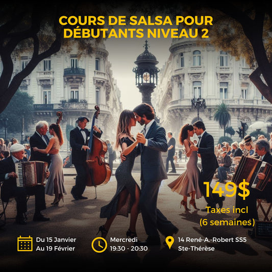 Cours de salsa pour débutants à Ste-Therese