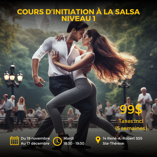 Cours initiation à la salsa